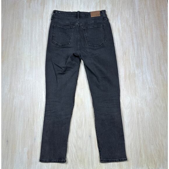 Madewell The Perfect Vintage Jean Black High Rise Straight Leg Classic Denim 27 - Picture 12 of 15